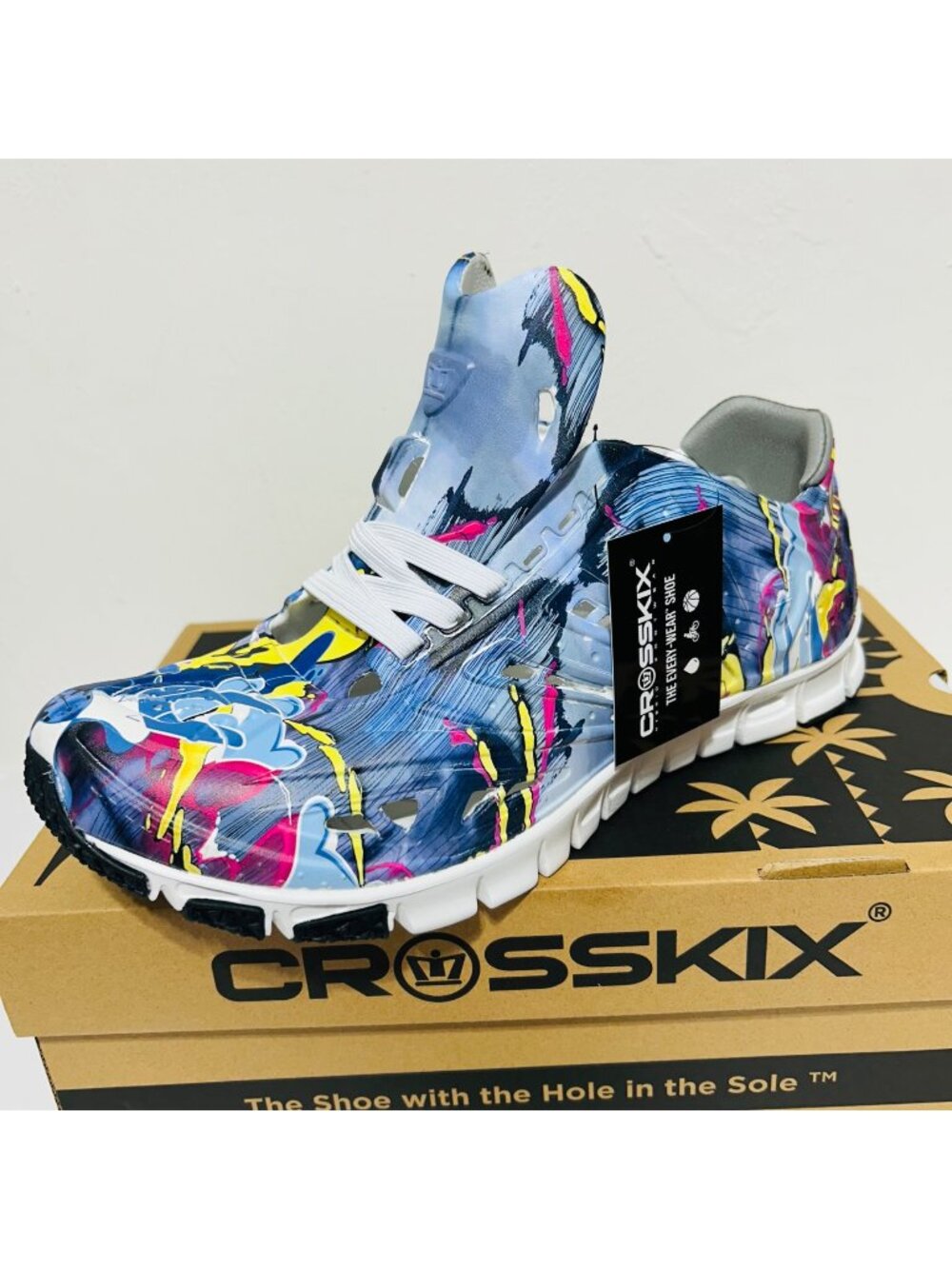 Crosskix Mens Sz 13 NYC Graffiti Water Shoes